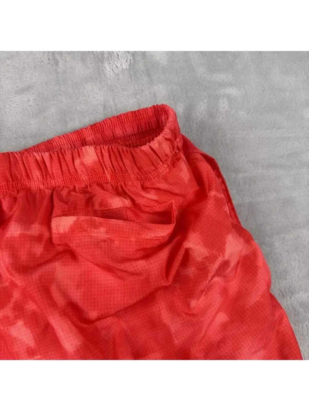 Nike Cloud Dye Packable 7'' Volley Shorts Mens XL Bright Crimson Unlined Summer